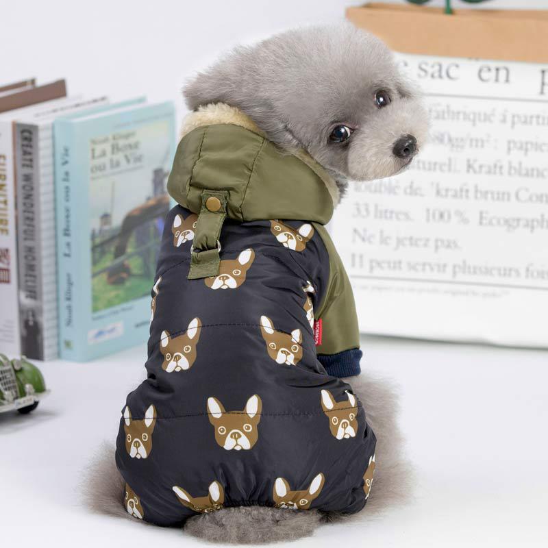 Dogs four-legged clothes