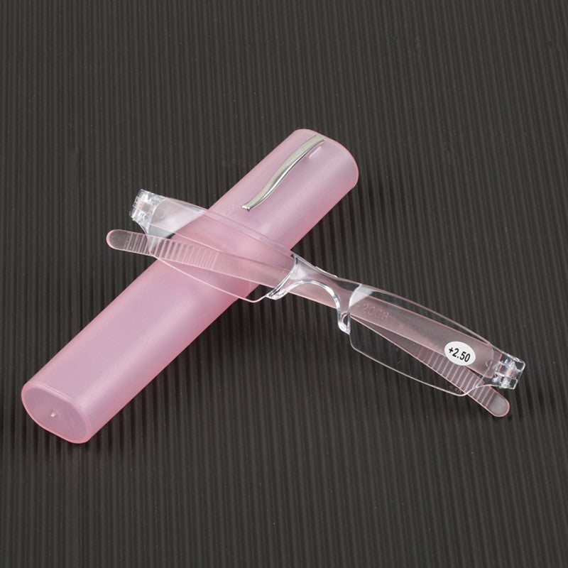 Pen Holder Ultra-light Integrated Transparent Resin Presbyopic Glasses