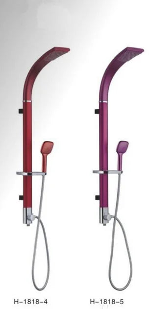 2025 Promotional Homdec Modern Thermostatic Wall Mounted ABS Plastic & Aluminum Alloy Rain Bath Shower Panels Chrome