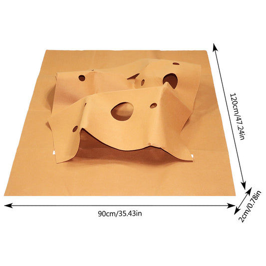 Pet cat litter pad toy