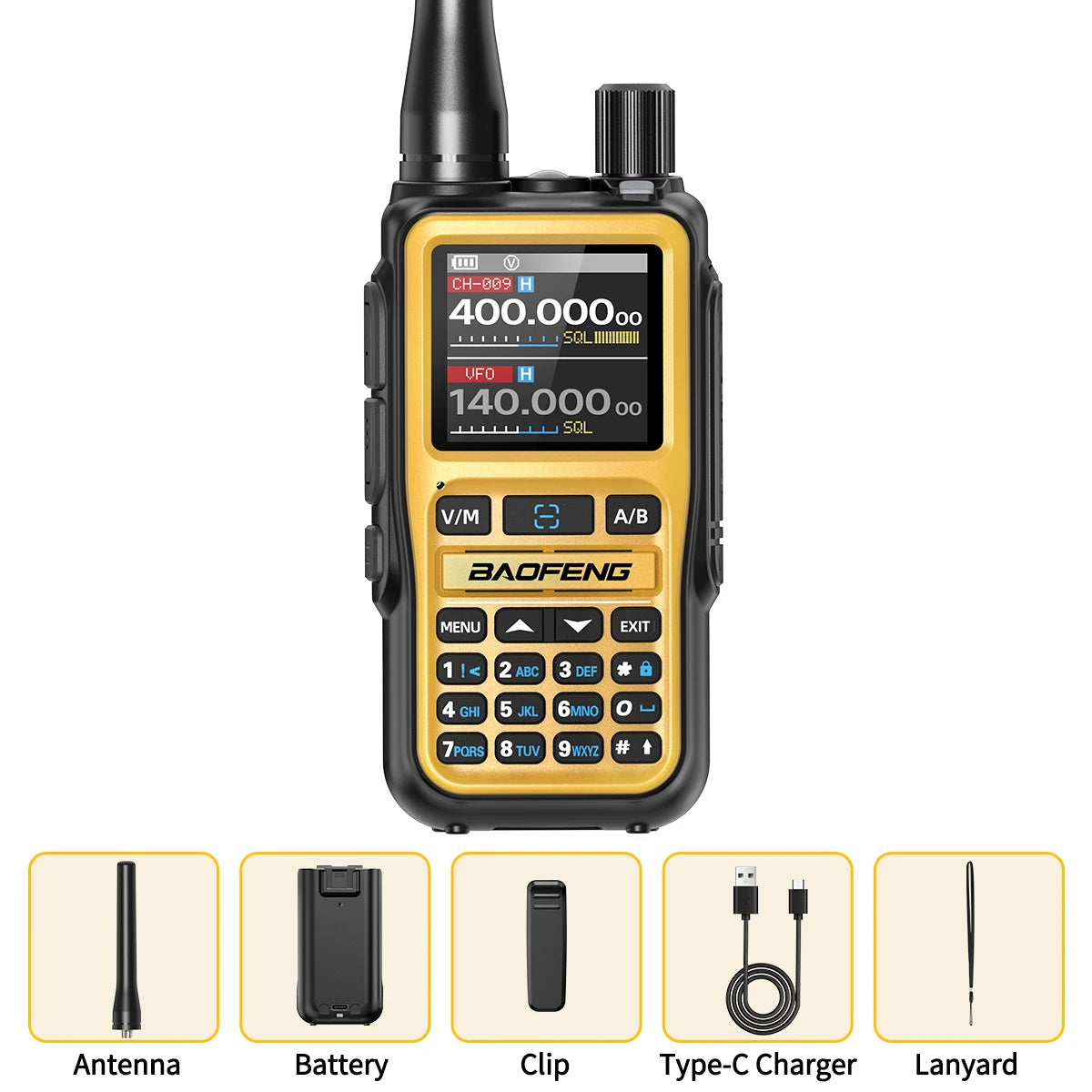 BAOFENG UV-5R Mini Walkie Talkie Multi Band Bluetooth Programming Wireless Copy Frequency 999CH AM FM Long Range Two Way Radio - Shoppiline