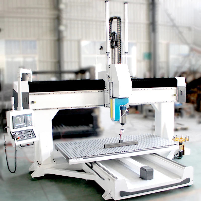 5 Axis Wood Cnc Router Price Wood Carving Machine with Rotation Spindle 5 Axis Engraving Machine for Sale