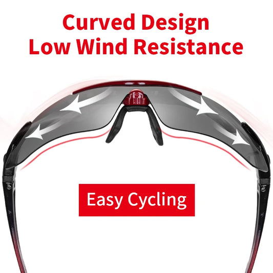 ROCKBROS Cycling Polarized glasses Bike Sunglasses Outdoor Sports Sunglasses MTB PC Goggles Eyewear 5/3 Lens Bicycle Accessory - Shoppiline