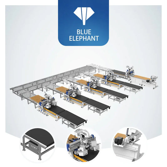 Intelligent Cell Furniture Machines Furniture Production Line 5 Sets Cnc Carving Machine Fully Automated for Wood Door