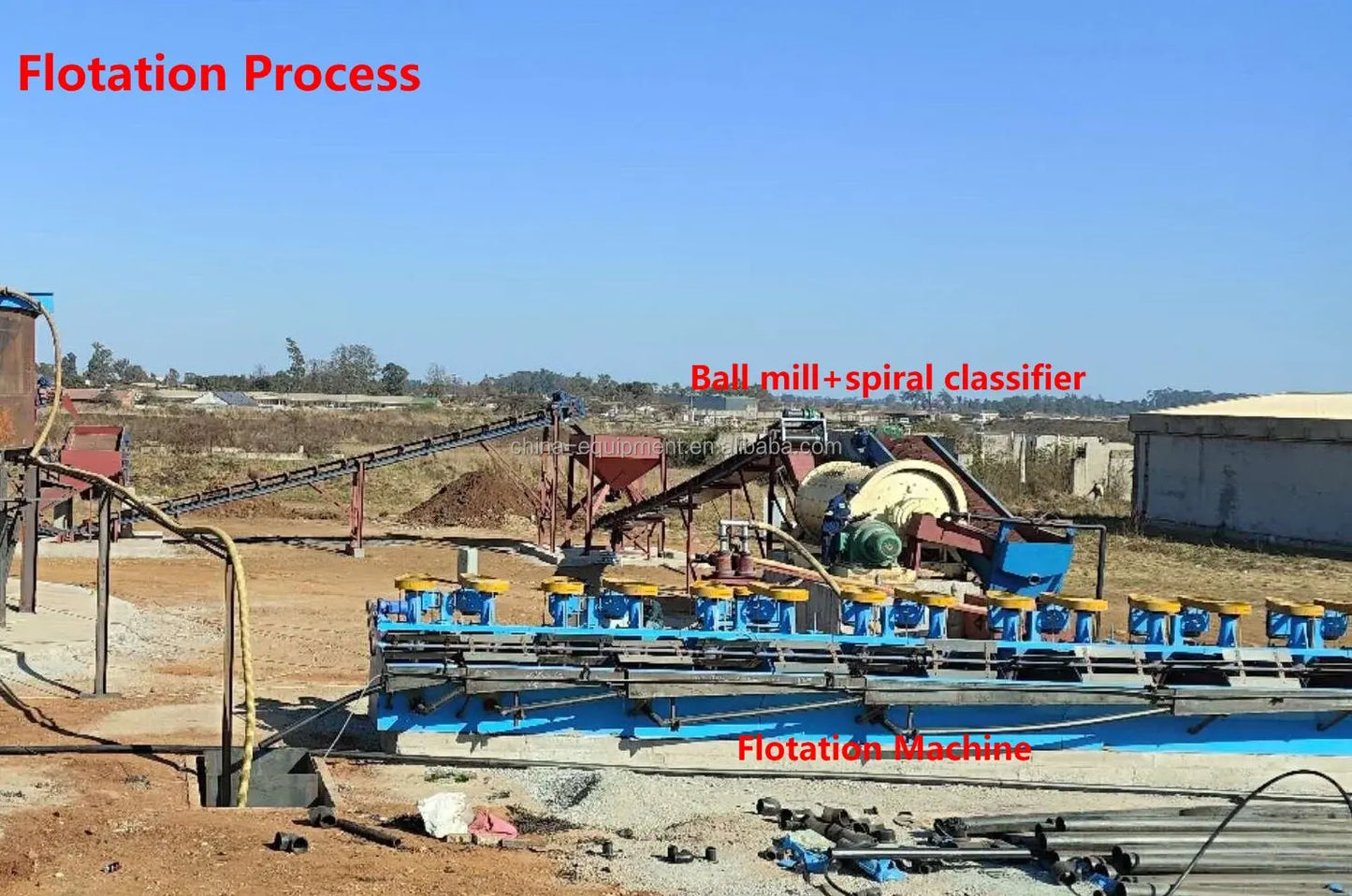 240TPD Lithium Ore Lepidolite Concetrate Spodumene Beneficiation Plant