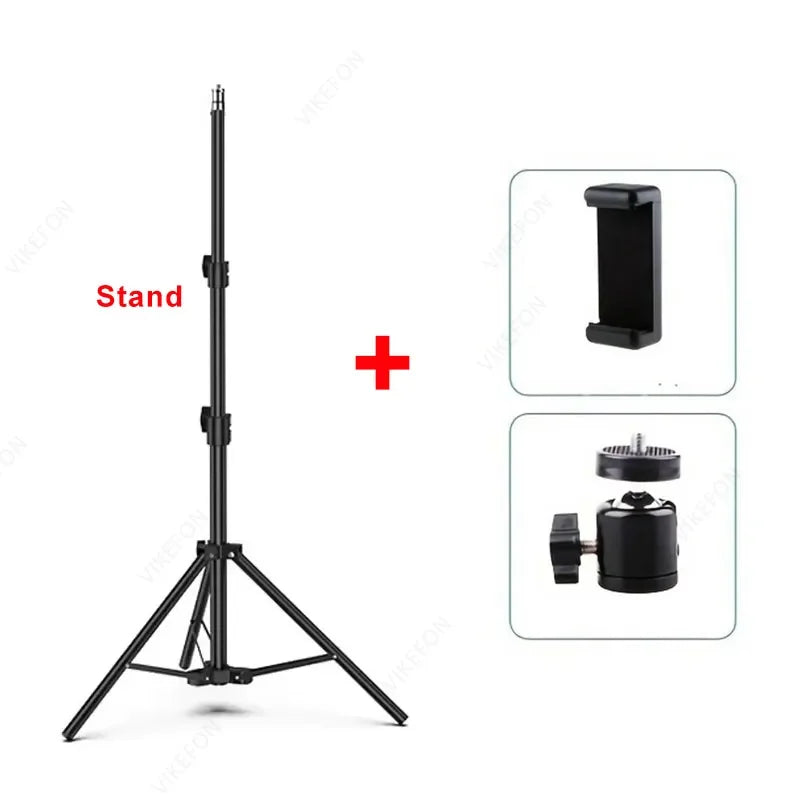 Foldable 56cm-160cm Extendable Mobile phone live support photo tripod multi-functional video recording selfie landing tripod - Shoppiline