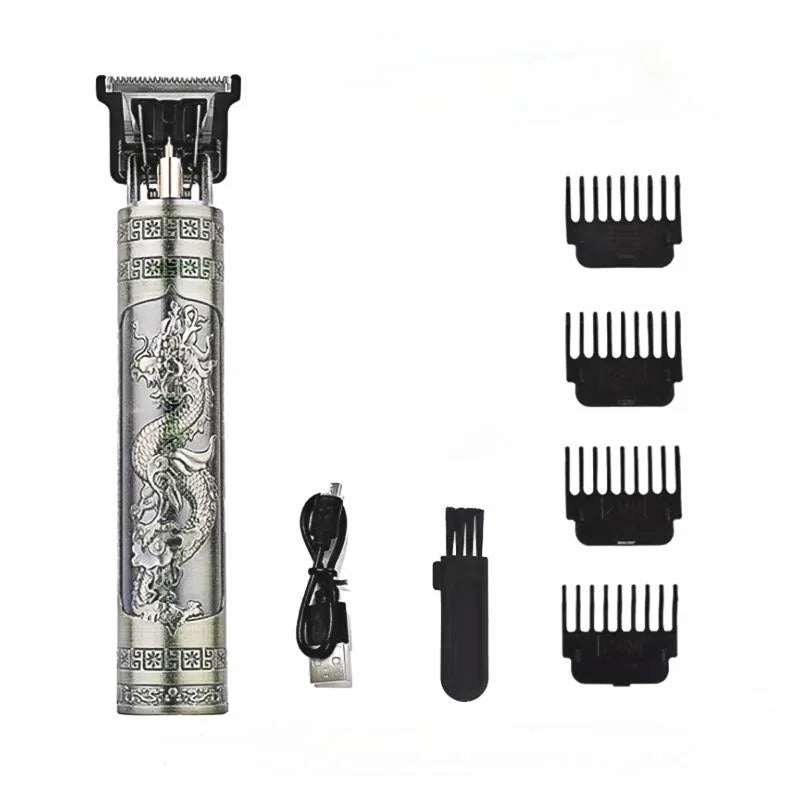 2025 T9 HairClipper Beard Shaving Body Hair Trimmer Clippers Electric Machine Men Haircut Machine Barber ShaverDragon Carved