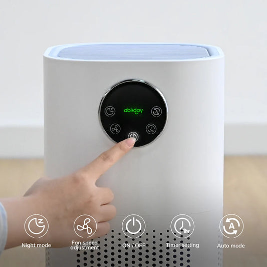 Air Purifier with Humidifier Combo for Home Allergies and Pets Hair, Smokers in Bedroom, H13 HEPA Filter - Shoppiline