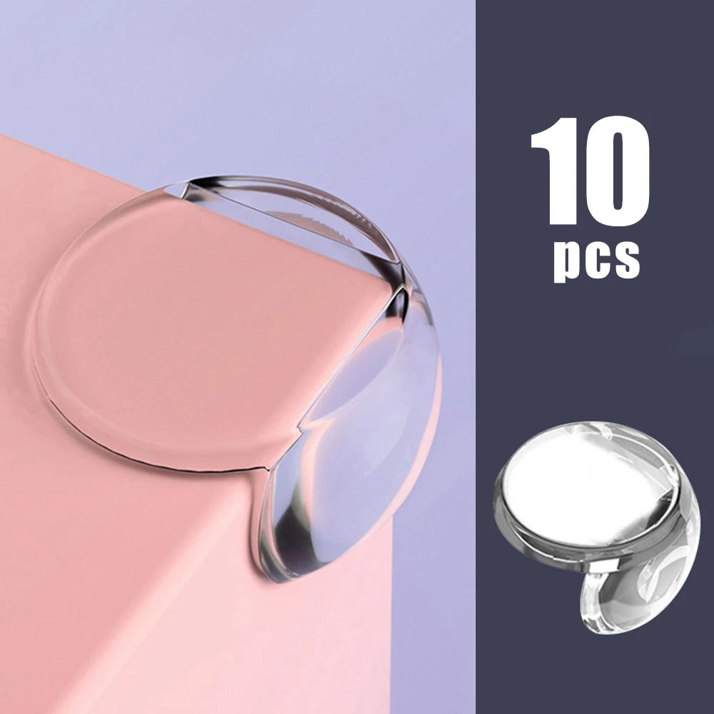 10PCS Clear Anti-collision Coffee Table Furniture Corner Protectors Children's Soft Corner Sheathing Living Room Home Decor