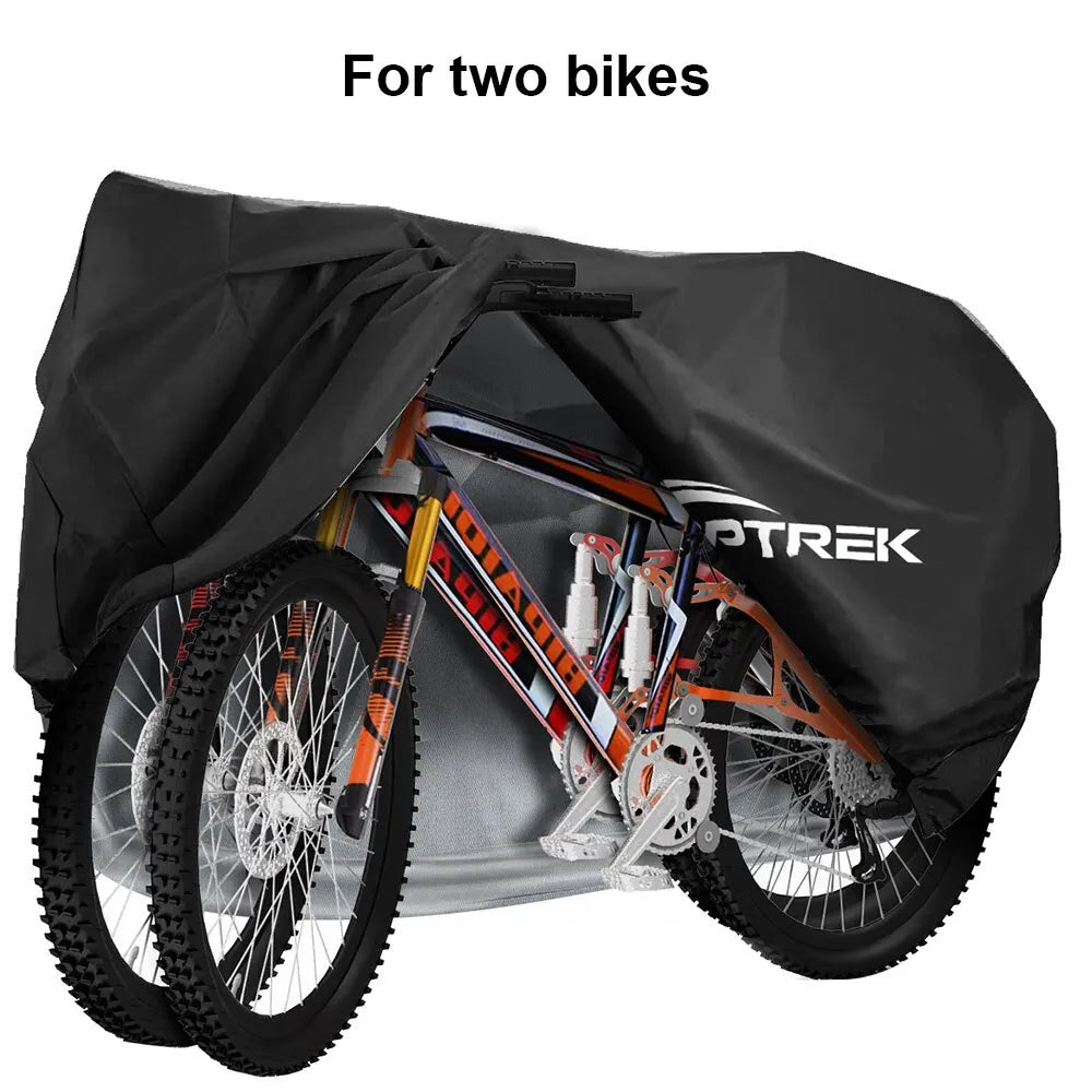 Toptrek Bike Cover Outdoor Storage Waterproof Anti-UV 210D Oxford High Quality Covers for Bicycles Rain Snow Dust Protective