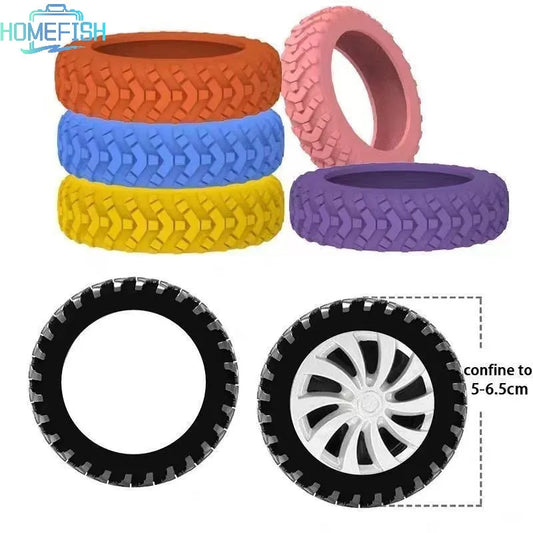 Homefish 8pcs Universal Luggage Suitcase Wheels Silicone Wear Resistant Trolleys Case Caster For Suitcase