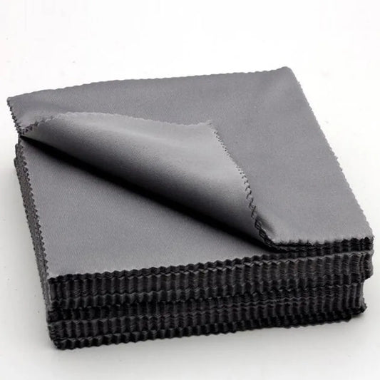 1/20/100/300 pcs/lot Black Microfiber Sunglasses Eyeglasses Cleaning Cloth 13*13cm Glasses Eyewear Clean Lens Cloth Accessories