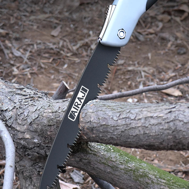 AIRAJ Folding Saw Woodworking Folding hacksaw Multifunction Cutting Wood Sharp Camping Garden Prunch Saw Tree Chopper Hand Tools
