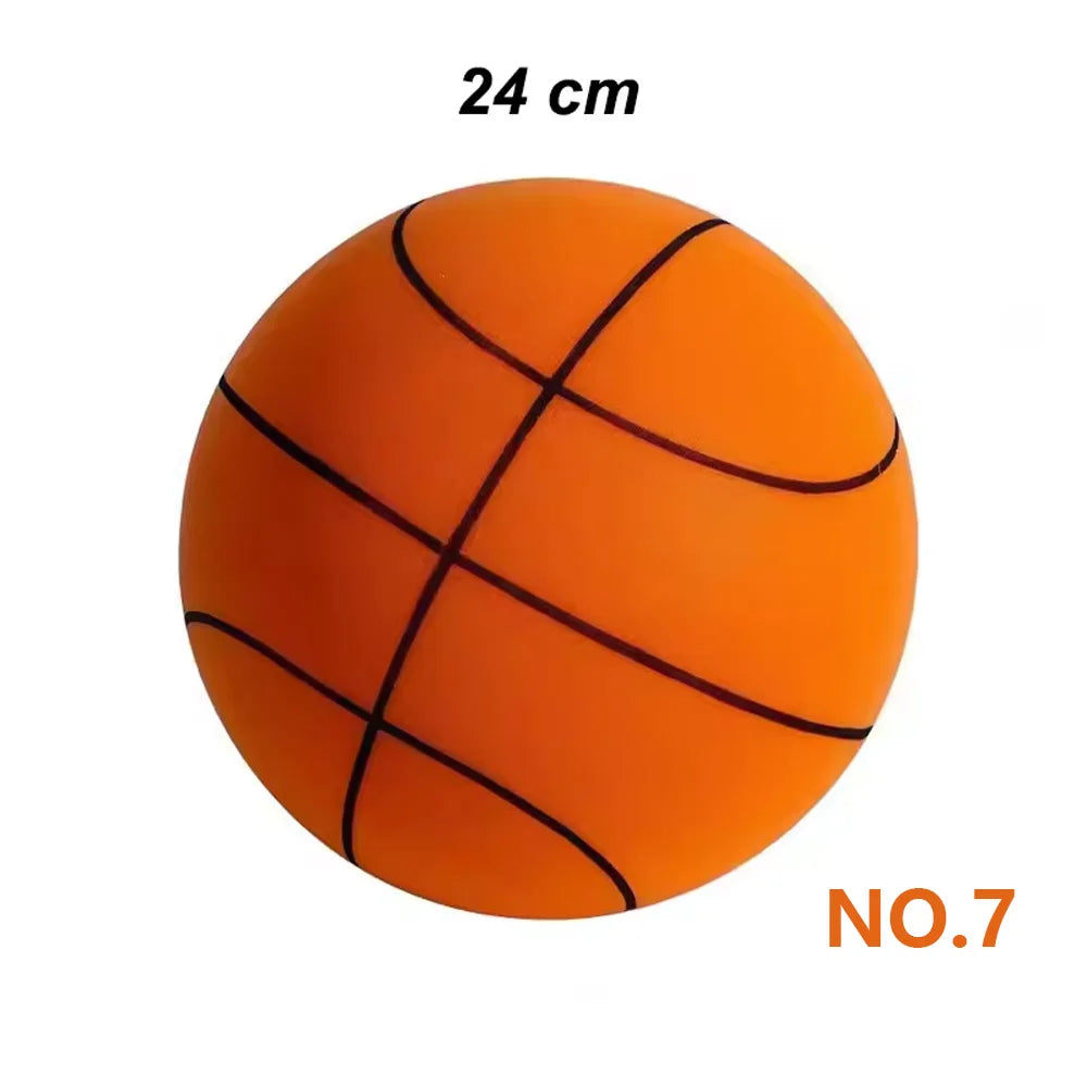 Foam Basketball Kids Silent Basketball Bouncing Mute Silent Ball Bounce Squeezable Mute Bouncing Basketball - Shoppiline