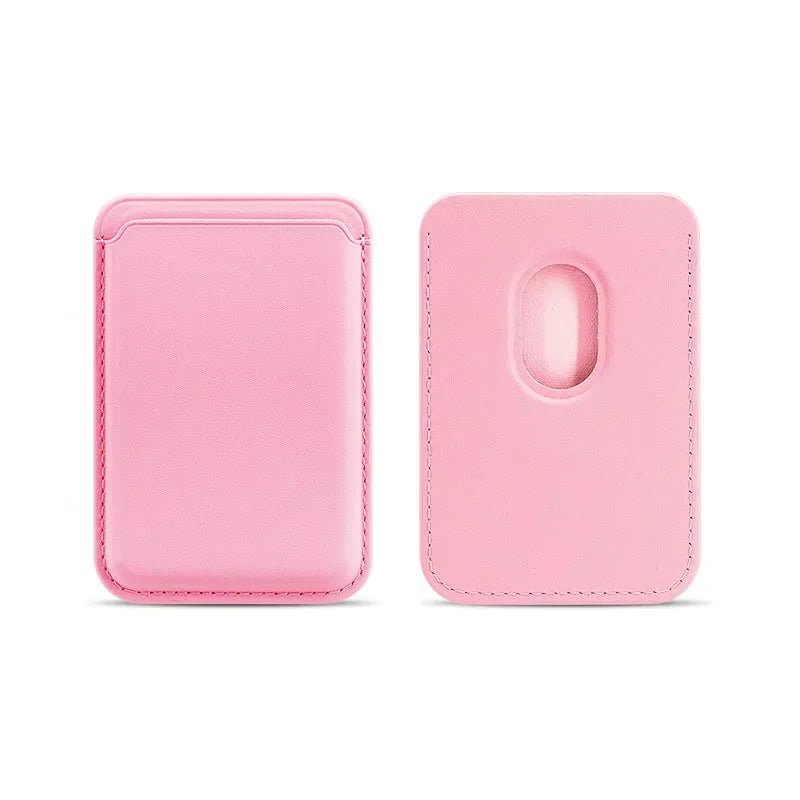 For Magsafe Magnetic Leather Wallet Case For iPhone 17 16 15 14 13 12 11 8 Samsung Huawei Card Holder with Magnet Covers