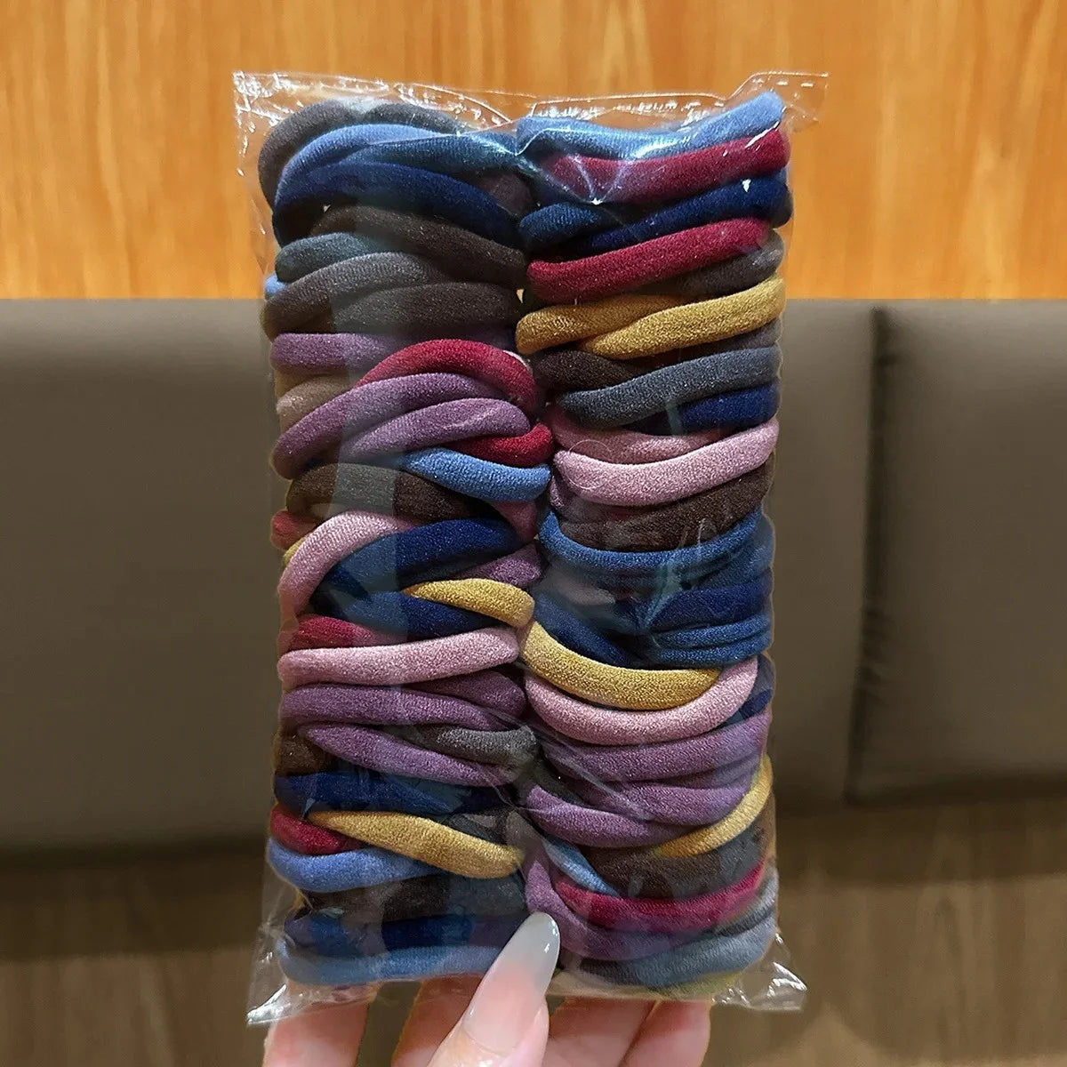 Colorful Ealstic Hair Ties for Girls Ponytail Hold Scrunchie Rubber Band women Fashion Hair Accessories elastic hair bands