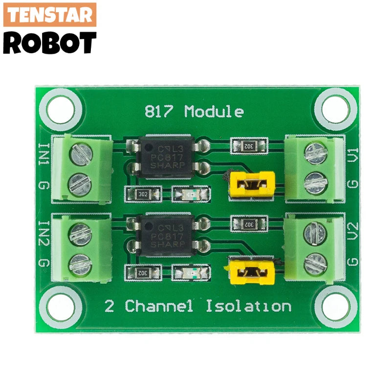 PC817 2/4/8 Channel Optocoupler Isolation Board Voltage Converter Adapter Module 3.6-30V Driver Photoelectric Isolated Module