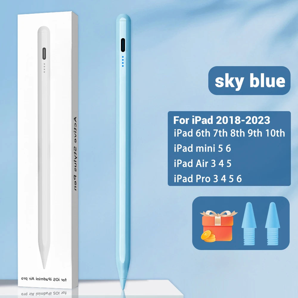 Für iPad Pencil 2 1 mit Handballenabweisung, Leistungsanzeige, iPad Zubehör, iPad 2022 2021 2020 2019 2018 Pro 11 12.9 Air Mini Stylus Pen