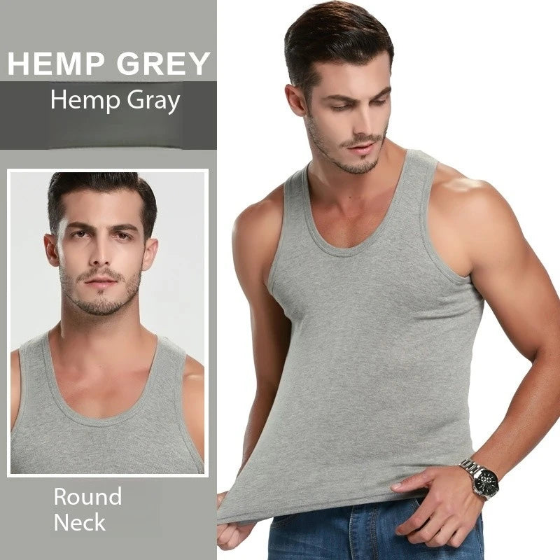 Sommer, leicht, Baumwolle, eng anliegend, Weste, Sport, lässig, Familie, Pyjama, Outdoor, eng anliegend, Top, atmungsaktiv, schnell trocknend, Weste, 2025, neu, Herren