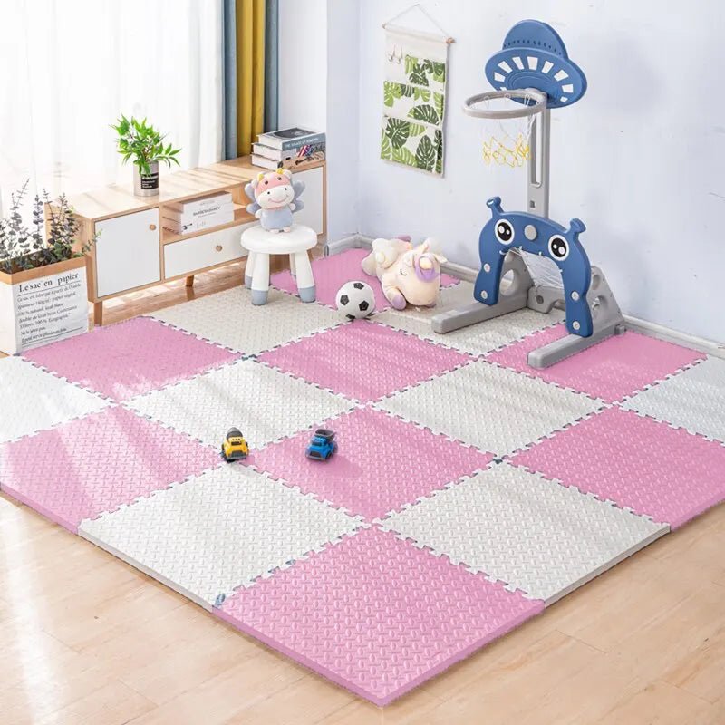 8-16 STÜCK Baby Spielmatten EVA Schaum Puzzlematte Kinderzimmer Aktivitätsmatte für Babys ineinandergreifender Teppich 30*30CM
