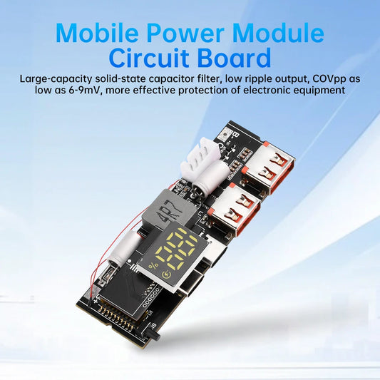 3S 4S 5S 65W 100W Power Bank Double C Port Two way Fast Charge Mobile Power Module 18650 Charging Temperature Protection - Shoppiline
