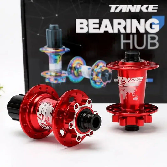 TANKE 120 Click Hub 6 Bearing MTB Mountain Bike Front Rear Thru HG 28 32 36 Holes Disc Brake Bicycle Hubs 8 9 10 11 12 Speed