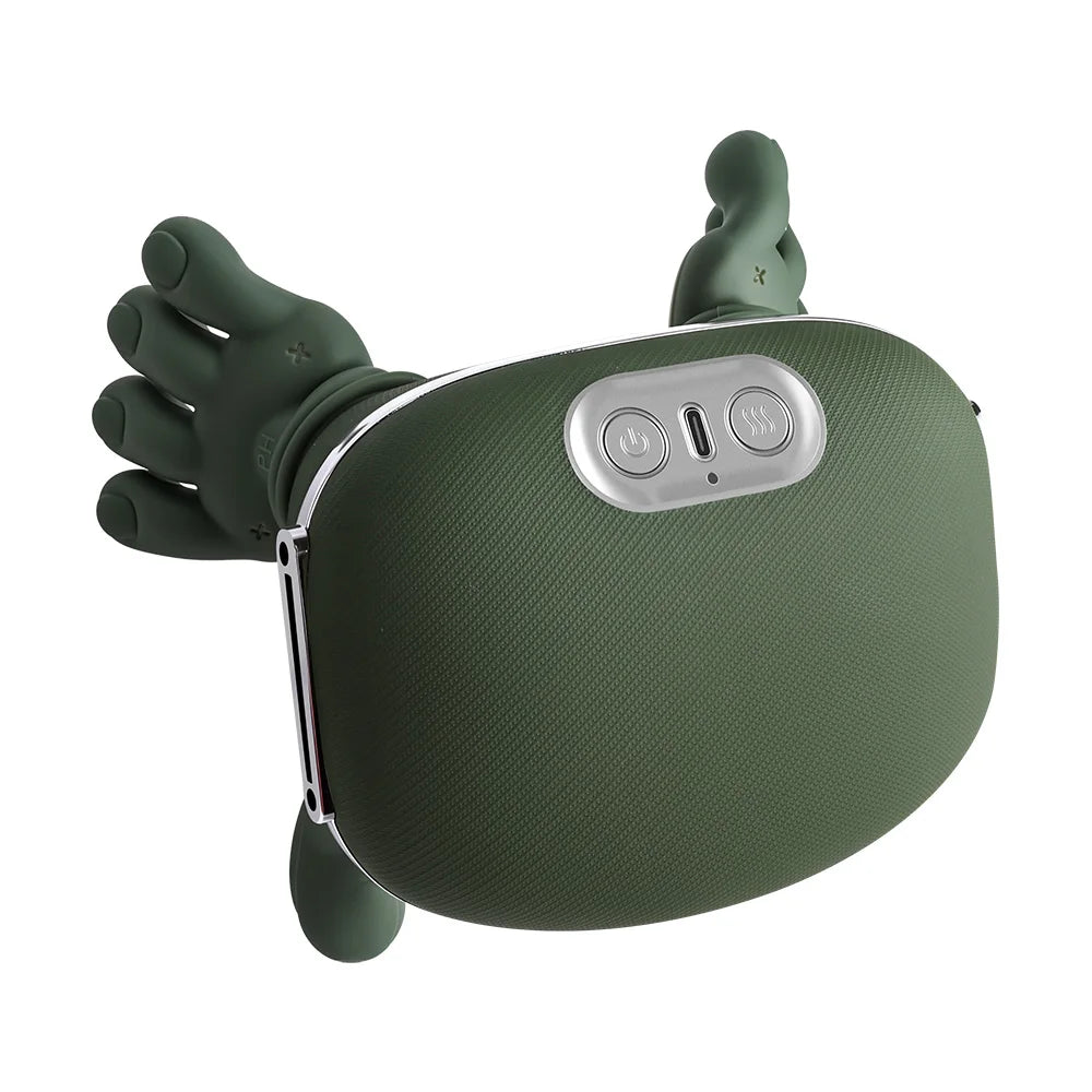 Bionic Neck Shoulder Massager Multifunctional 3-Level Cervical Massage Electric Heating Kneading Muscles Massage Neck Waist Leg