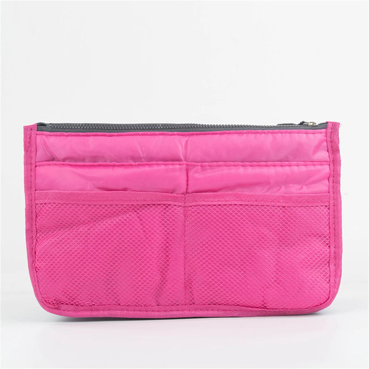 Multifunctional Bi-fold Storage Bag Double Zipper Large Capacity Storage Arrangement Makeup Toiletries Large Classification Bag