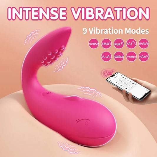 Wearable APP Vibrator Female Masturbation Egg Bluetooth Clit G Spot Stimulator Adult Toys Sextoy