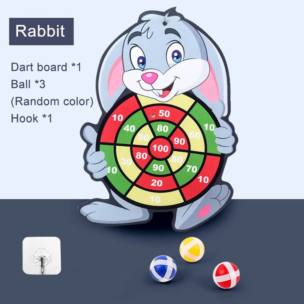 Sticky Ball Dart Board Target Sports Game Toys for Children 3 to 8 Years Old Outdoor Toy Kids Educational Board Games
