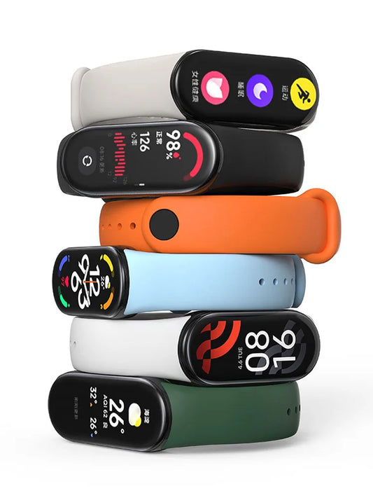 Silicone Strap for Xiaomi Mi Band 10 9 8 Strap NFC Sport Rubber Bracelet pulseira Correas Xiaomi Smart Band 10 9 8 Accessories