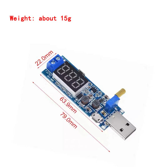 USB boost power regulator module DC-DC 5V to 3.3V 9V 12V 24V digital desktop power module