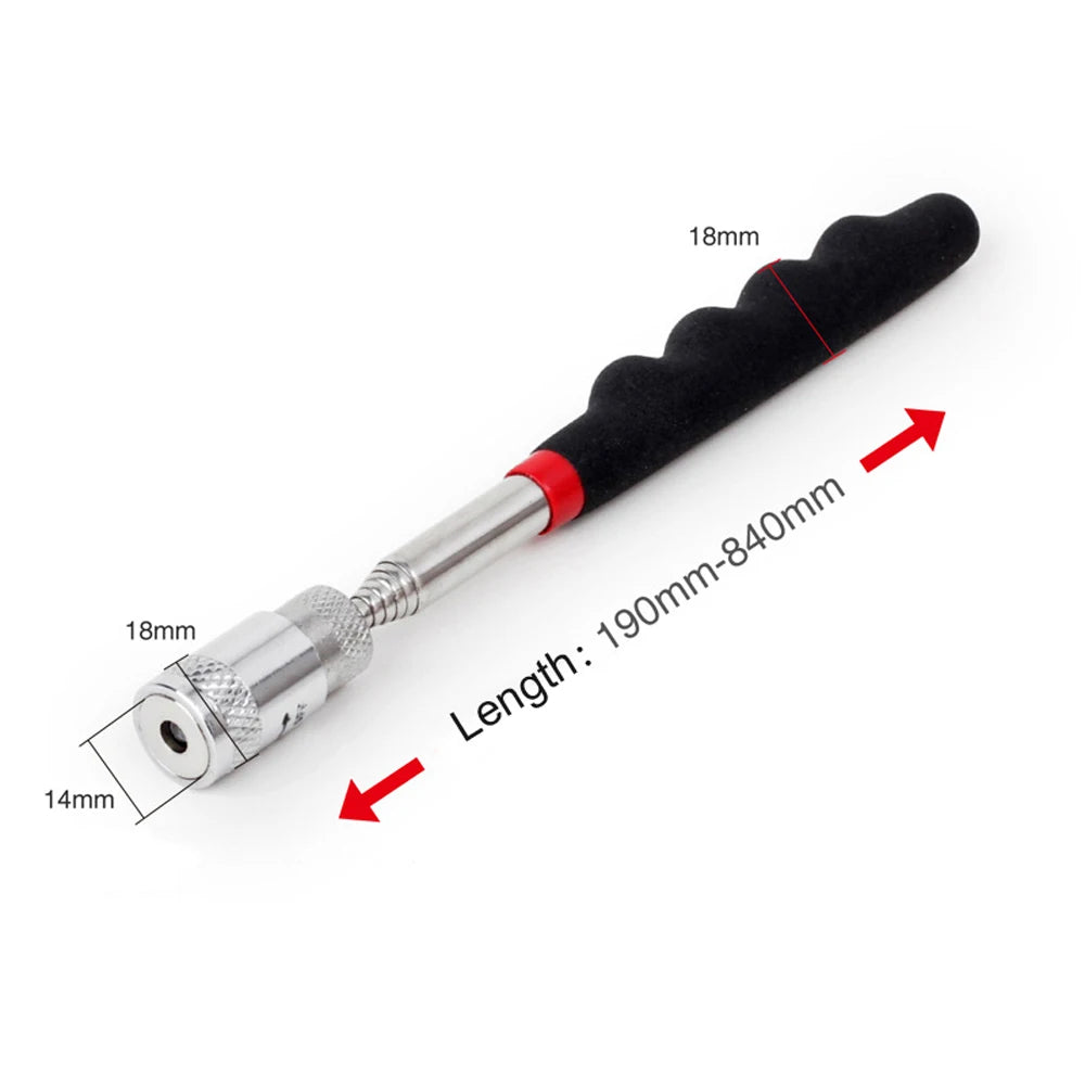 Extendable Pickup Rod Stick,Magnetic Picker Mini Portable Telescopic Magnetic Magnet Pen For Picking Up Screws Nut Bolt