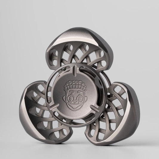 ZacLab Titanium Alloy Stone Wash Fidget Spinner Edc Fidget Toys Strees Relief Adult Anxiety Toy