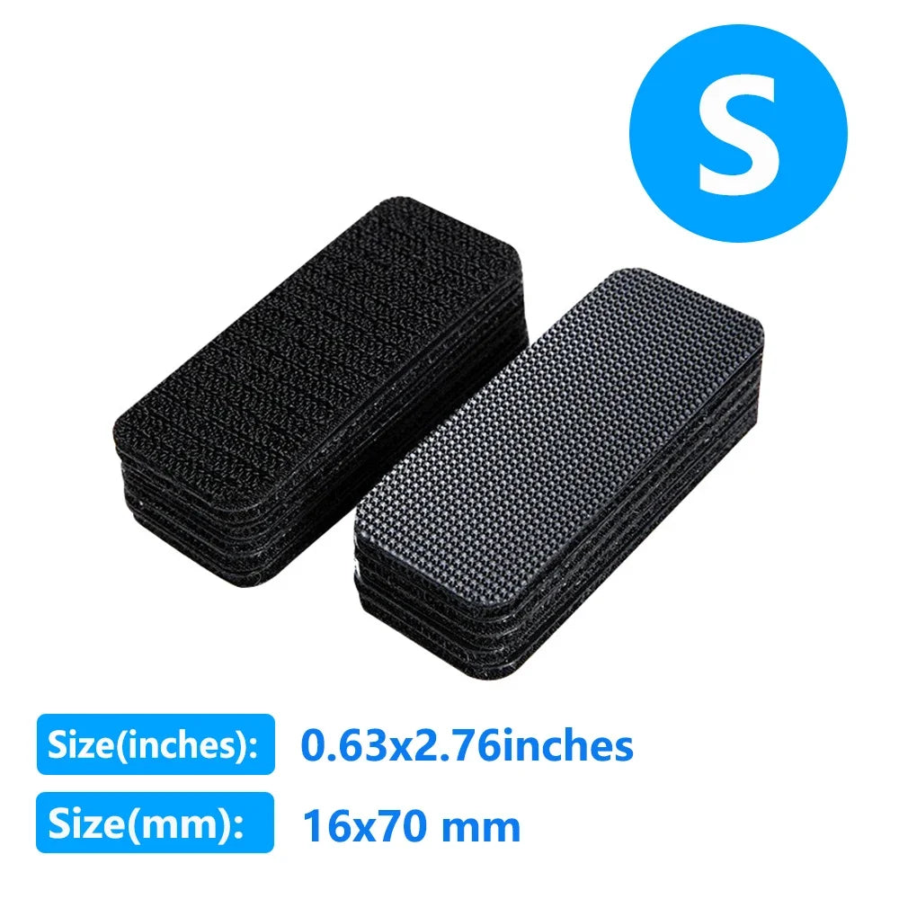 10/100 Self Adhesive Fastener Tape Extra Strong Carpet Fixing Sticker Double Side Hook-and-loop Fastener Car Adhesive tape Fixed