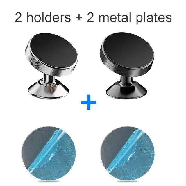 Magnetic Car Phone Stand Magnet Mount Bracket Adhesive Stick on Dashboard for iPhone 14 13 12 Pro Samsung Xiaomi Huawei Mobile