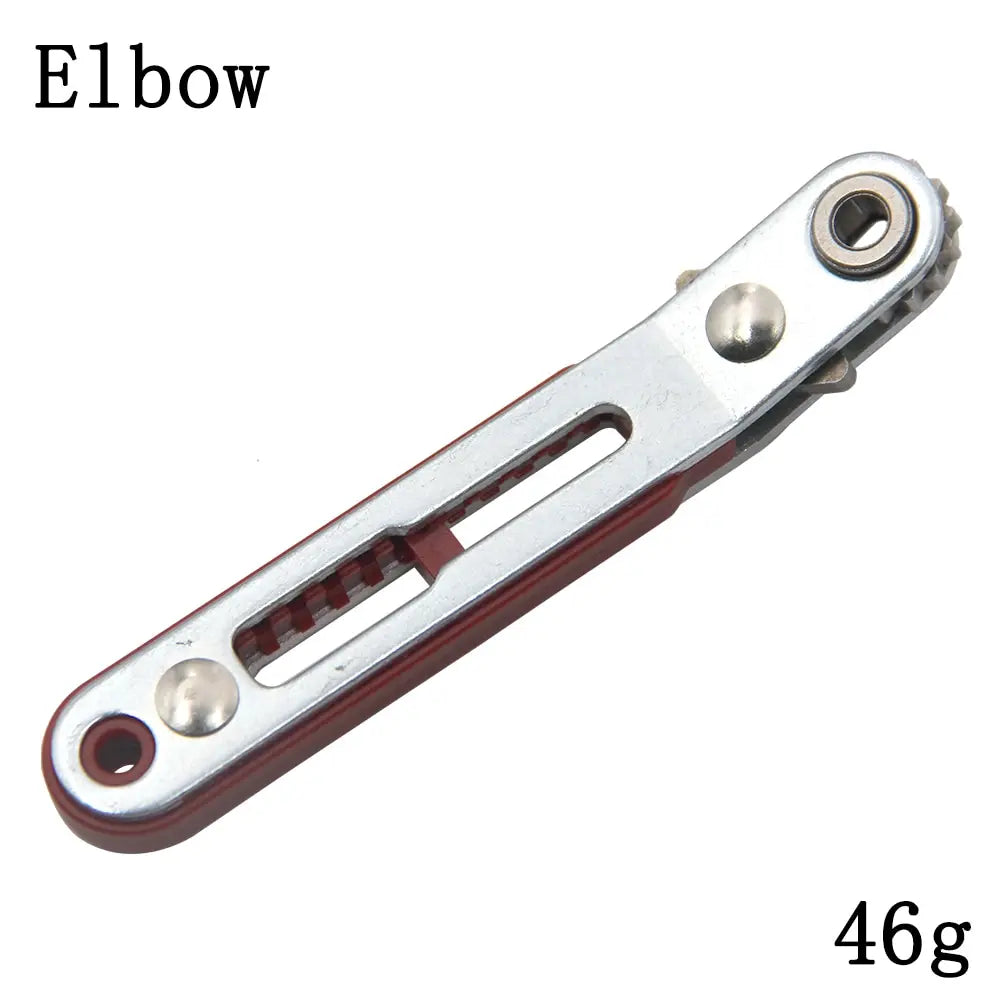 Tournevis multifonctionnel à cliquet avant et arrière bidirectionnel, clé plate coudée, tournevis cruciforme, outil fendu
