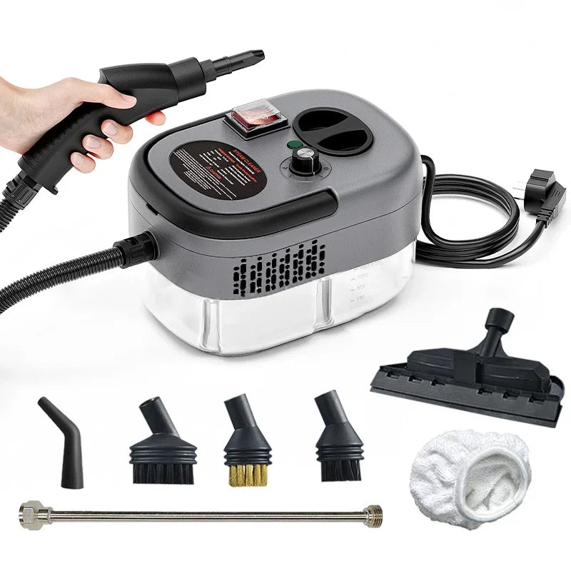 High And Temperature Handheld Steam Cleaners Air Conditioner Kitchen Hood Car Steam Clean Machine Floor and More Cleaning - Shoppiline