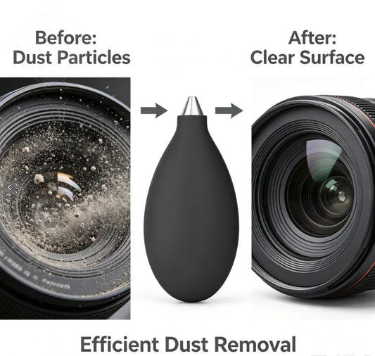 Mini Air Blower Pump – Blast Dust Off Camera Lenses, Phone Circuits & Tablets. Super Strong Manual Blower for Electronics Cleani