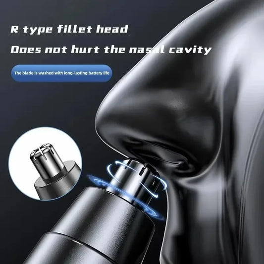 Absolute Black Electric Nose Hair Trimmer Ear and Nose Hair Trimmer Professional Painless Nose Hair Trimmer For Men And Women