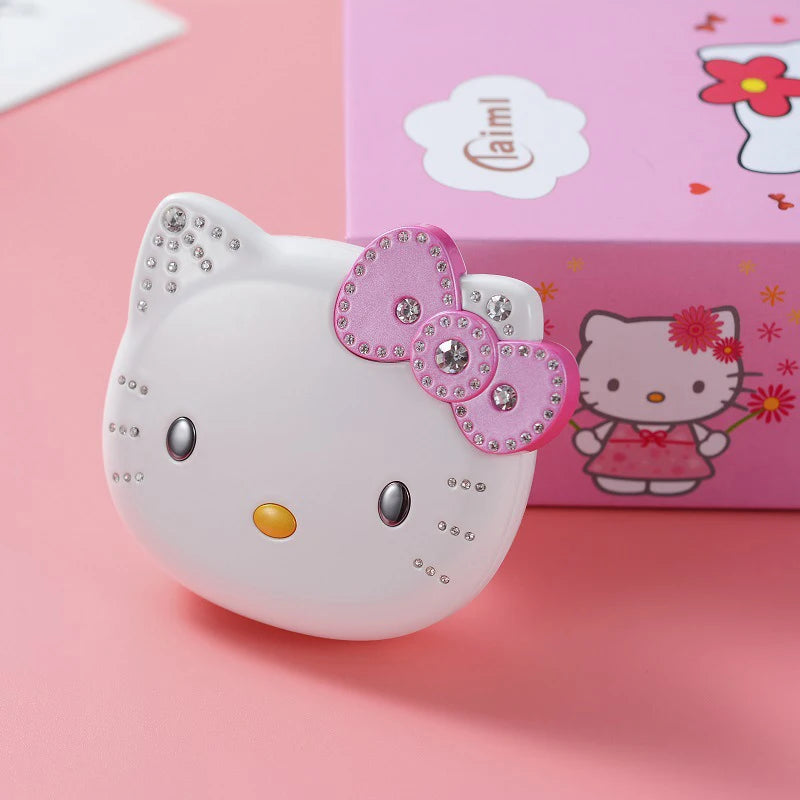 New K688 Hello Kitty Cute Mini Girl Mobile Phone With Flip Cartoon No Lock Children Dual Card Mobile Phone Kids Gift Kawaii Toys
