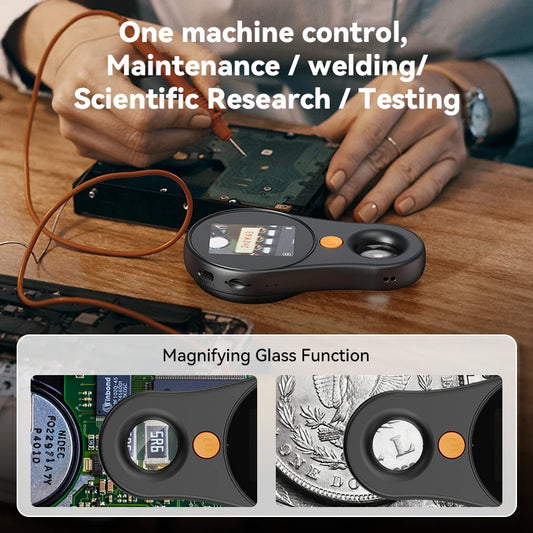 2.0inch 500X Digital Microscope 1080P Video Coin Microscopio with Magnifying Glass Wiht 8Leds for Electronics Repair Windows/Mac - Shoppiline