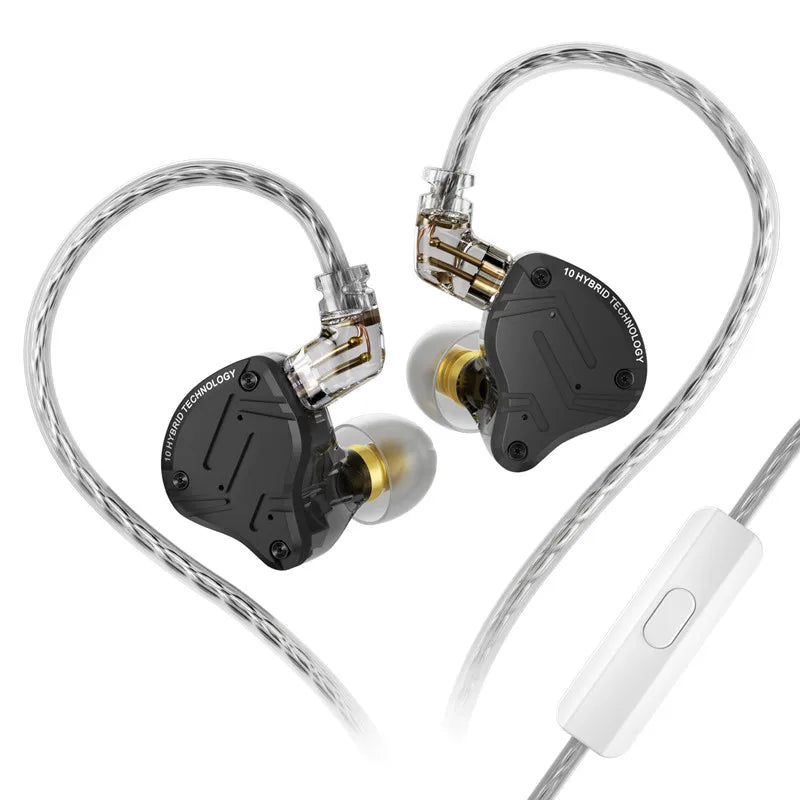 KZ ZS10 PRO X Metal Headset Hybrid drivers HIFI Bass Earbuds In-Ear Monitor Noise Cancelling Earphones ZAS ZAX ZSX ZSNPRO AS16