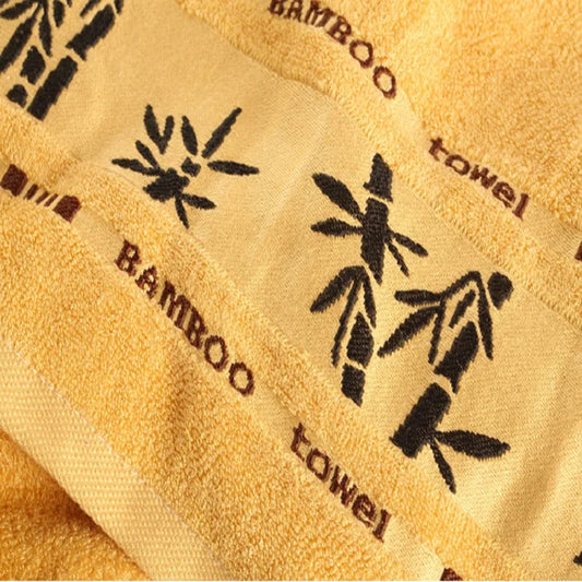 Set of 1/4/6 Bamboo Fiber Towels Sets Home Bath Towels Adults Face Towel Thick Absorbent Luxury Bathroom Towels Toalha De Praia - Shoppiline