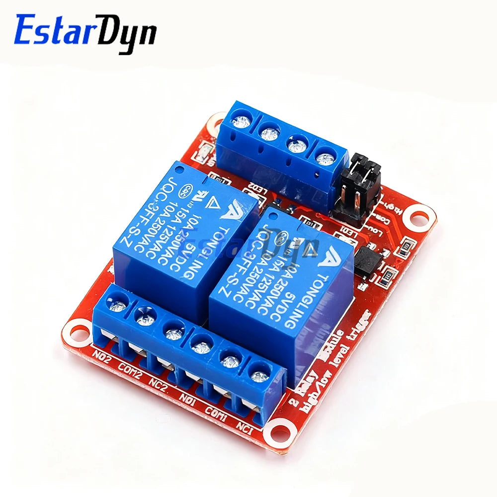 1 2 4 8 Channel 5V 12V Relay Module with Optocoupler, High Low Level Trigger Shield for Arduino PIC AVR MCU DIY Projects