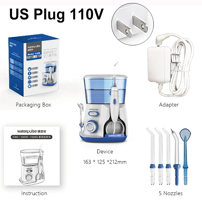 Oral Irrigator Dental Water Flosser for Teeth High Pressure Electric Dental Irrigator Water Flosser Mouth Washing Machine 800ML - Shoppiline