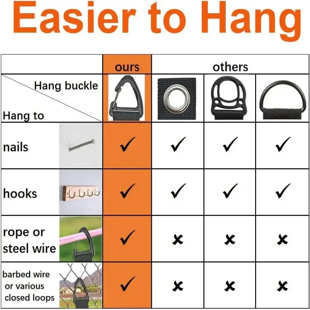 Heavy Cable Cord Storage with Triangle Buckle Wire Manager Power Cord Management Nylon Belt Keychain Straps for Cable Hoses