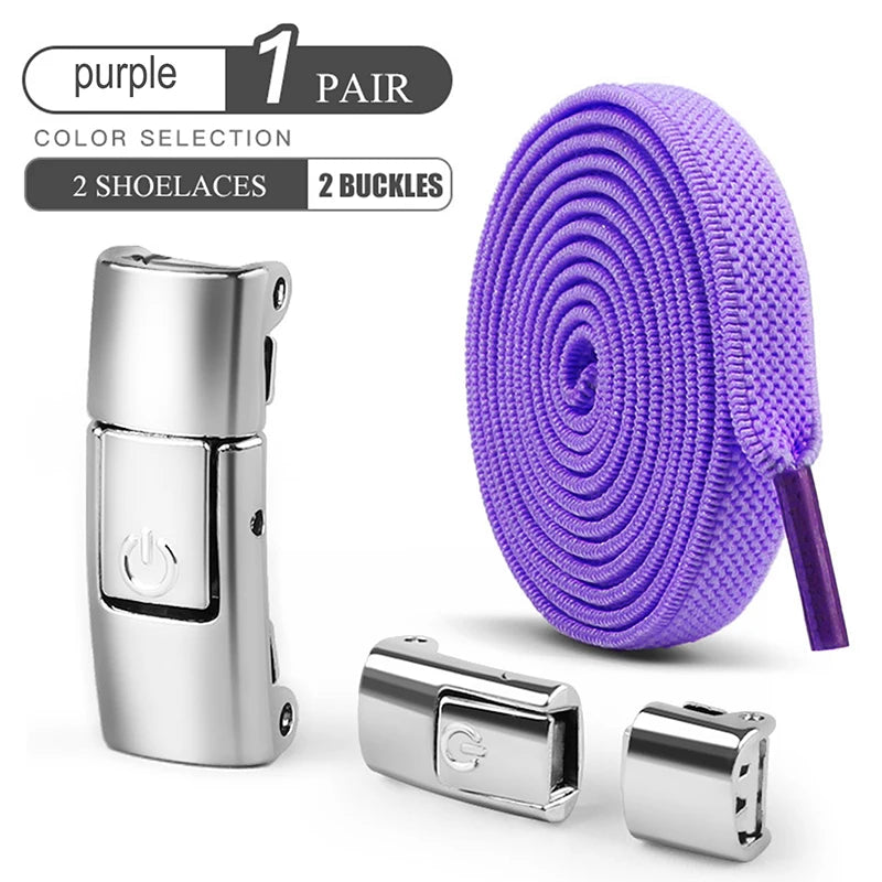 8mm Schnürsenkel ohne Binden, Pressverschluss Schnürsenkel, Elastische Schnürsenkel, Sneaker Kinder Erwachsene, Verbreiterte flache Schnürsenkel für Schuhe