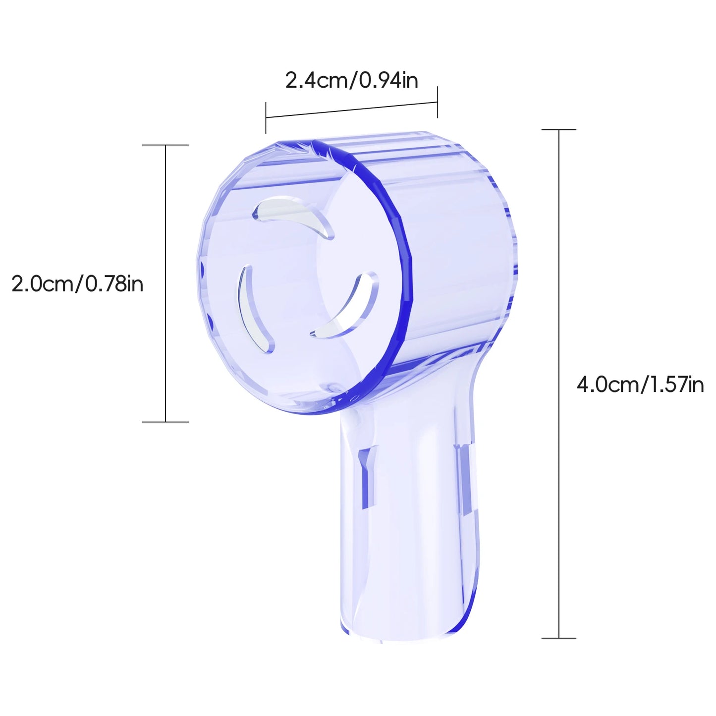 Toothbrush Dustproof Covers Caps Compatible with Braun Oral B Replacement Heads & iO Series Electric Toothbrush Head Protector