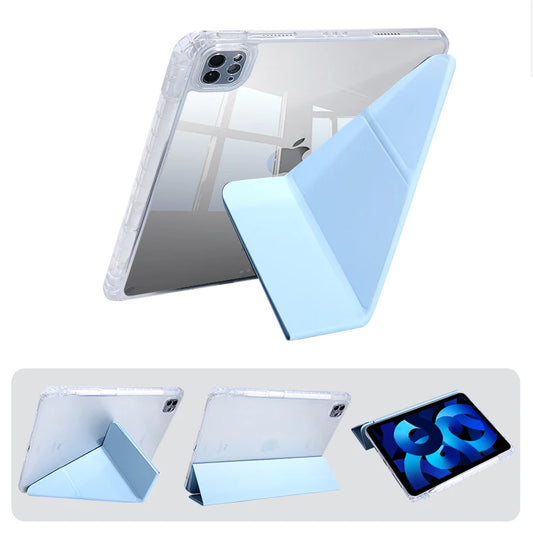 For iPad Air Case 2025 iPad 11th Gen 11 Air4 Air5/6/7 10.9 in 10.2 iPad Pro 11 13 mini6/7 9.7Inch Case with Pencil Holder A16